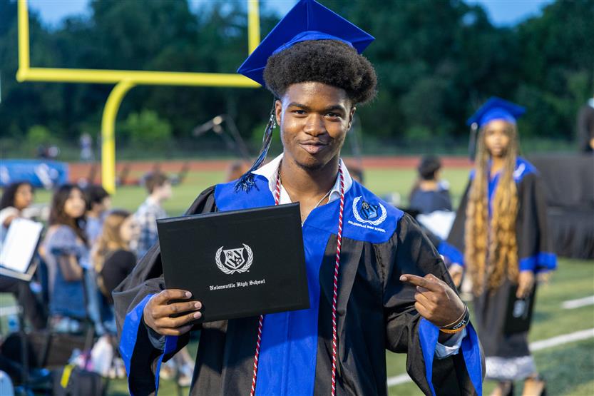 Students celebrate graduating